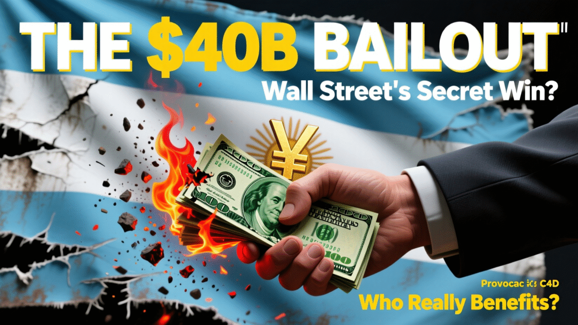 The $40 Billion Argentine Rescue: Inside the Secret U.S. Fund Saving Wall Street and Waging a Financial War